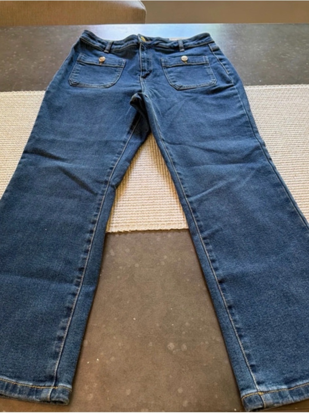 Michael Kors Dark Blue Wide Leg Jeans